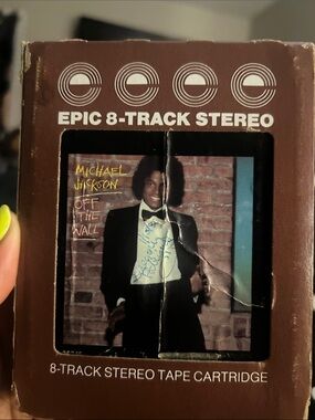 Vintage Michael Jackson Off the Wall 8-Track Tape 1979 Epic